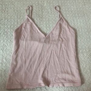 Brandy Melville light pink Crop top in size medium